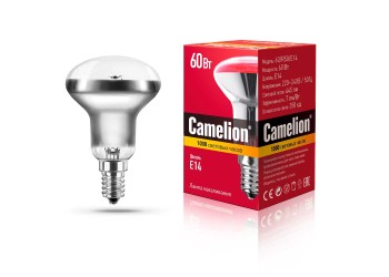 Лампа накаливания Camelion E14 60W 60/R50/E14 8978