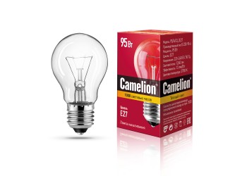 Лампа накаливания Camelion E27 95W 95/A/CL/E27 10279