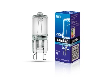 Лампа галогенная Camelion G9 60W CL 3000K 5555