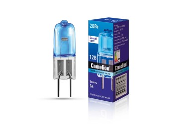 Лампа галогенная Camelion JC 20W G4 COOL 3500K 11465