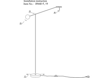 Торшер Kink Light Некси 09440-F,19(4000K)