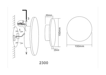 Светильник уличный Kink Light Затмение 2300,19