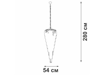 Каскадная люстра Vitaluce V5876-9/25