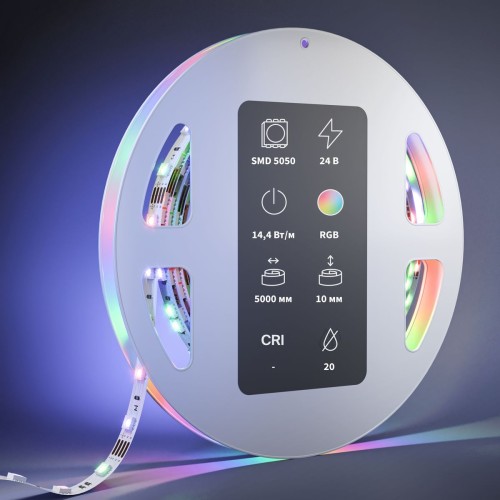 Светодиодная лента Maytoni 14,4W/m 60LED/m 5050SMD RGB/RGBW 5M 201139, купить в Минске по самой низкой цене