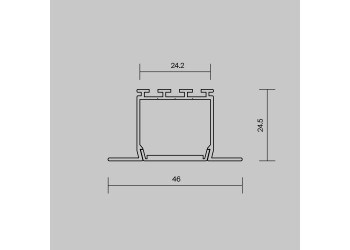 Алюминиевый профиль встраиваемый Maytoni Led Strip 632001
