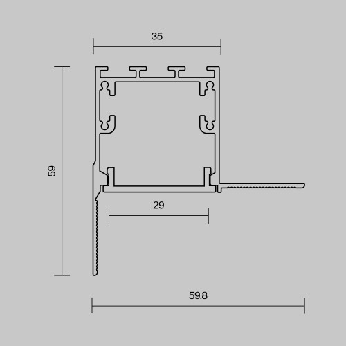 Алюминиевый профиль Maytoni Led Strip 636014, купить в Минске по самой низкой цене