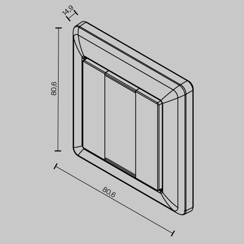 Панель управления Maytoni Lighting control 721043, купить в Минске по самой низкой цене
