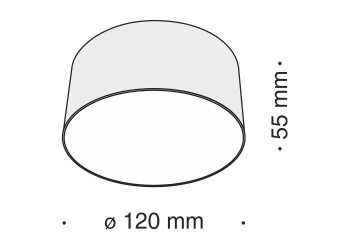Потолочный светодиодный светильник Maytoni Technical Zon C032CL-L12W4K