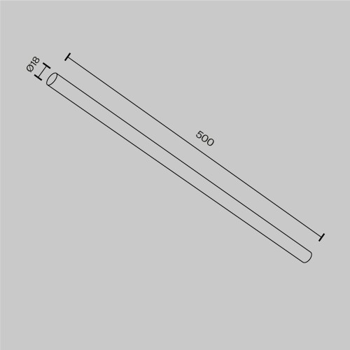 Фиксатор Maytoni Technical CA001-L500-BS, купить в Минске по самой низкой цене