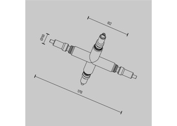 Ввод питания Maytoni Technical CA008TX-B
