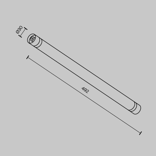 Аксессуар Maytoni Technical CA011-L500-B, купить в Минске по самой низкой цене