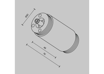 Аксессуар Maytoni Technical CA013IC-B