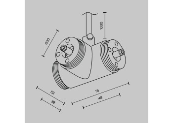 Аксессуар Maytoni Technical CA015TC-P-B