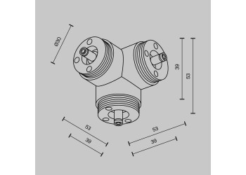 Аксессуар Maytoni Technical CA016TC-B
