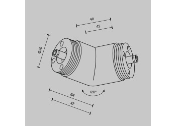 Аксессуар Maytoni Technical CA018LWC-B