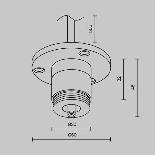 Аксессуар Maytoni Technical CA022BO-P-B, купить в Минске по самой низкой цене