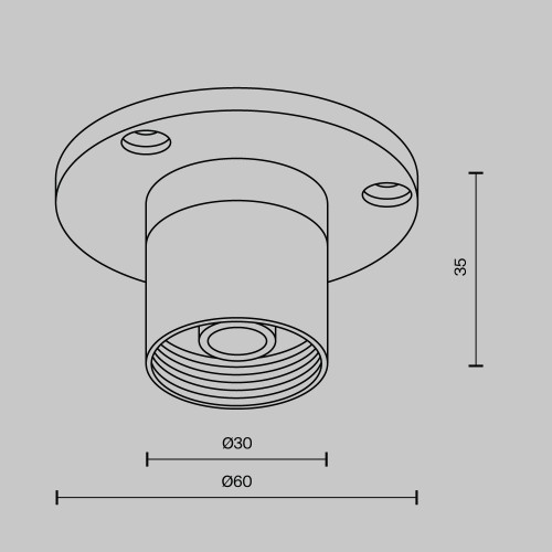 Аксессуар Maytoni Technical CA023BI-B, купить в Минске по самой низкой цене