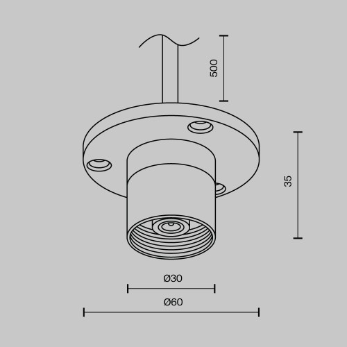 Аксессуар Maytoni Technical CA023BI-P-B, купить в Минске по самой низкой цене