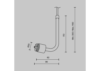 Аксессуар Maytoni Technical CA024PL-P-B