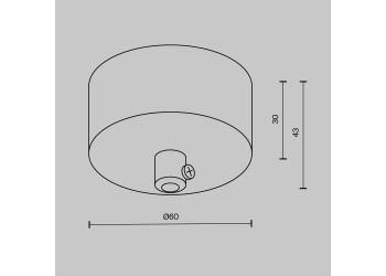 Аксессуар Maytoni Technical CA032B-B