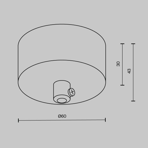 Аксессуар Maytoni Technical CA032B-B, купить в Минске по самой низкой цене