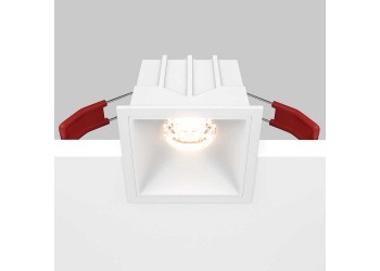 Встраиваемый светильник Maytoni Alfa LED DL043-01-10W3K-D-SQ-W