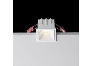 Встраиваемый светильник Maytoni Technical Alfa LED DL043-01-10W3K-SQ-W-1