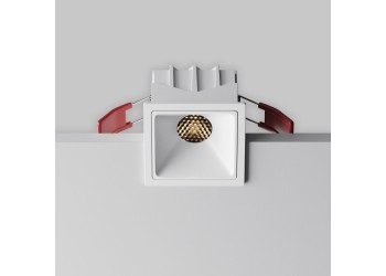 Встраиваемый светильник Maytoni Technical Alfa LED DL043-01-10W3K-SQ-W-1