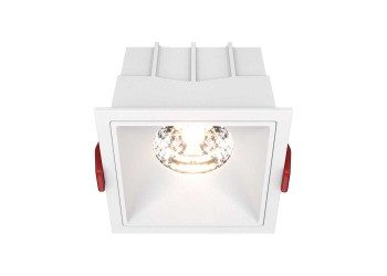 Встраиваемый светильник Maytoni Alfa LED DL043-01-15W3K-D-SQ-W
