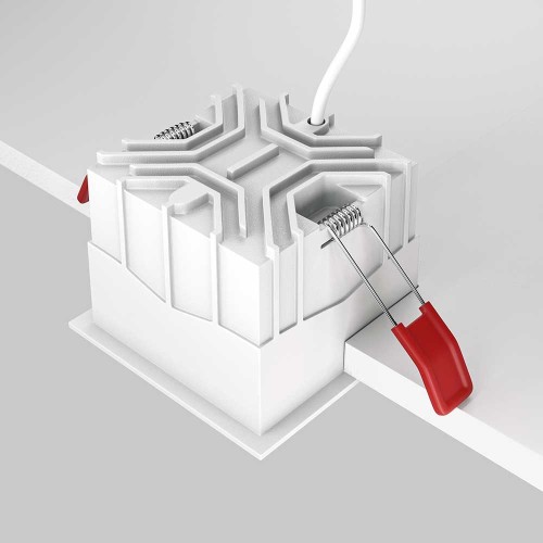 Встраиваемый светильник Maytoni Alfa LED DL043-01-15W3K-D-SQ-WB, купить в Минске по самой низкой цене