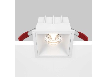 Встраиваемый светильник Maytoni Alfa LED DL043-01-15W3K-SQ-W