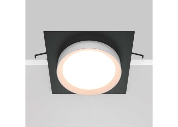 Встраиваемый светильник Maytoni Hoop DL086-GX53-SQ-BW