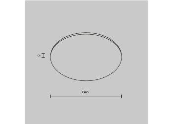Стекло для пылевлагозащиты Maytoni Technical Dip Glass001-D45