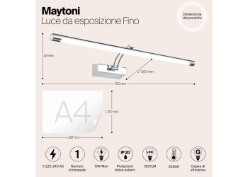Подсветка для картин Maytoni Fino MIR003WL-L16CH