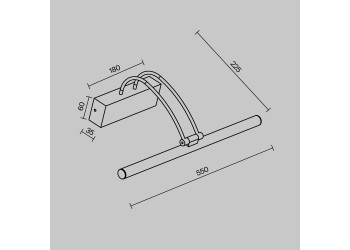 Подсветка для картин Maytoni Finelli MIR004WL-L12B