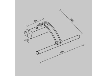 Подсветка для картин Maytoni Finelli MIR004WL-L12BZ