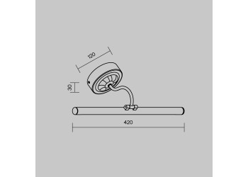 Подсветка для картин Maytoni Verticale MIR014WL-L9G3K