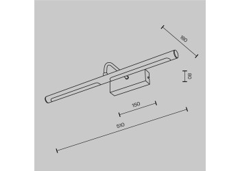 Подсветка Maytoni MIR266WL-L12CH4K