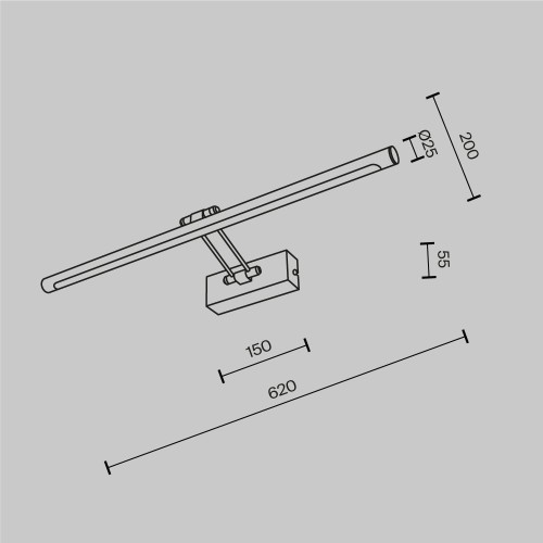 Подсветка Maytoni MIR267WL-L14CH3K, купить в Минске по самой низкой цене