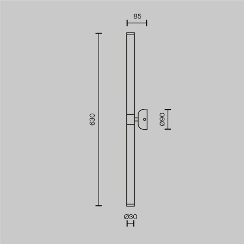 Подсветка для зеркал Maytoni Axis MOD106WL-L16W3K, купить в Минске по самой низкой цене