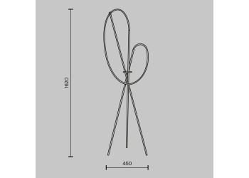 Напольный светильник (торшер) Maytoni MOD369FL-L36BS3K