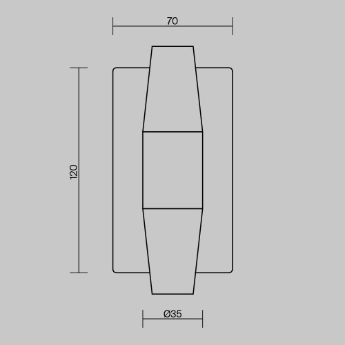 Настенный светильник (бра) Maytoni MOD401WL-L6BS3K, купить в Минске по самой низкой цене