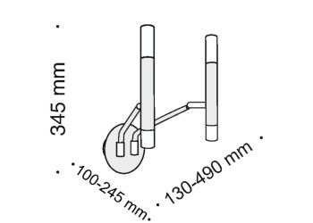Бра Maytoni Vigo MOD620WL-04B