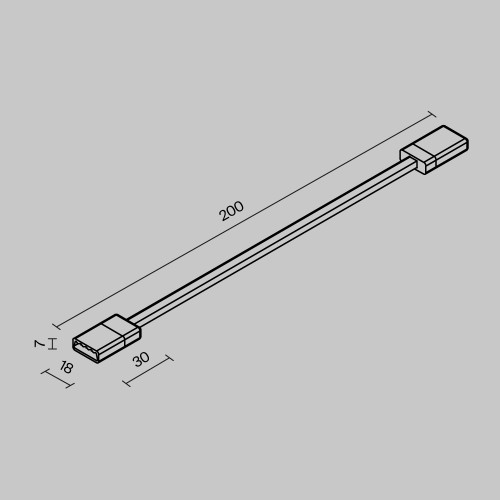 Комплектующие для уличной трековой системы Maytoni Outdoor O-TR002-SC, купить в Минске по самой низкой цене