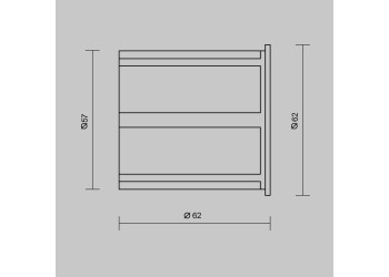 Встраиваемый светодиодный светильник Maytoni Limo O037-L3W3K