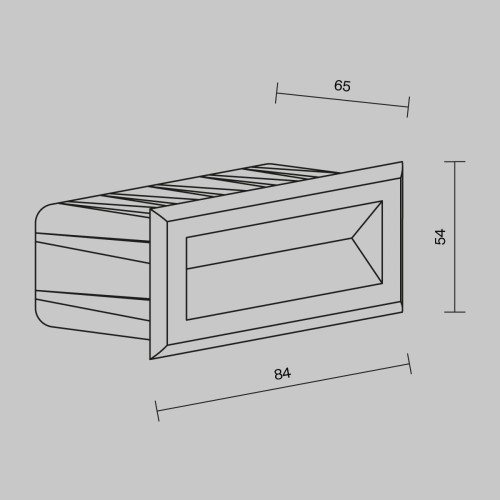 Подсветка для лестниц Maytoni Bosca O045SL-L3B3K, купить в Минске по самой низкой цене
