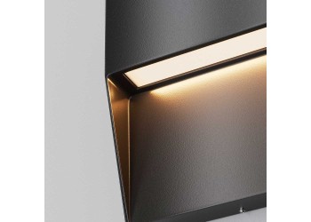 Уличный настенный светодиодный светильник Maytoni Mane O047SL-L3B3K