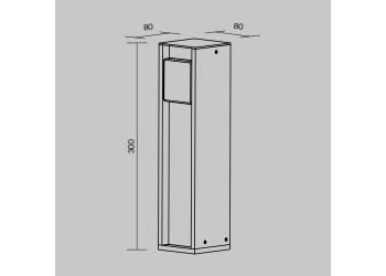Уличная розетка Maytoni Socket O459FL-GF01SC