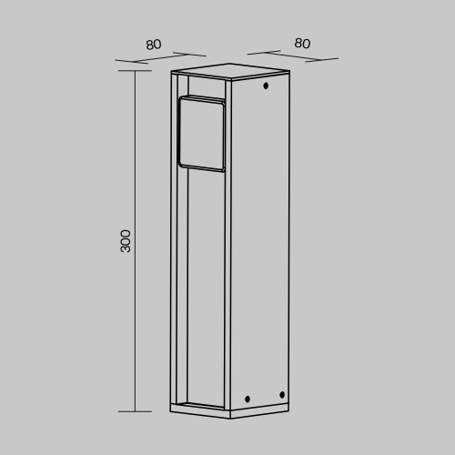 Уличная розетка Maytoni Socket O459FL-GF01SC, купить в Минске по самой низкой цене
