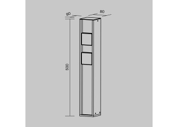 Уличная розетка Maytoni Socket O459FL-GF02SC